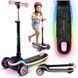 Самокат триколісний дитячий Ricokids Leddi з LED підсвіткою 20 режимів 766002 фото 3