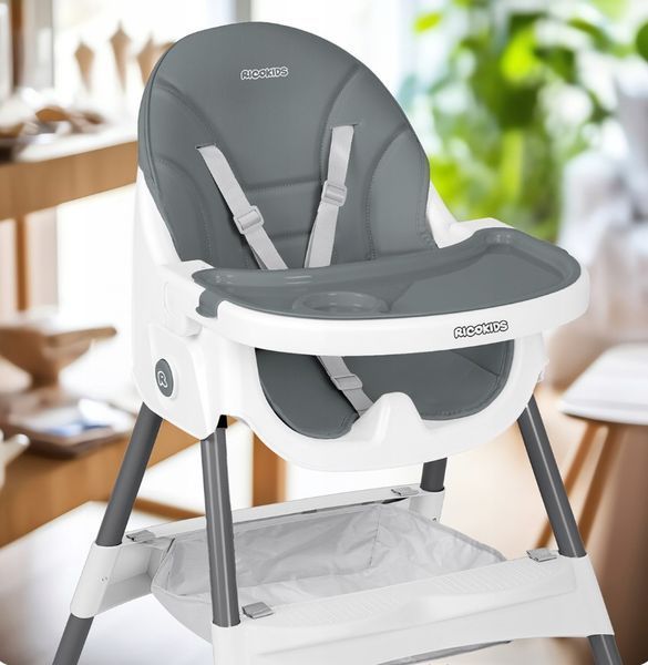 Дитячий стільчик для годування регульоване сидіння 3в1 Tray Ricokids B29A1 фото