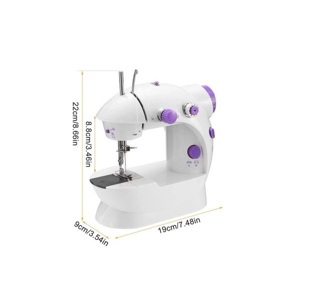 Міні-швейна машинка з аксесуарами і педаллю SM-202A фото