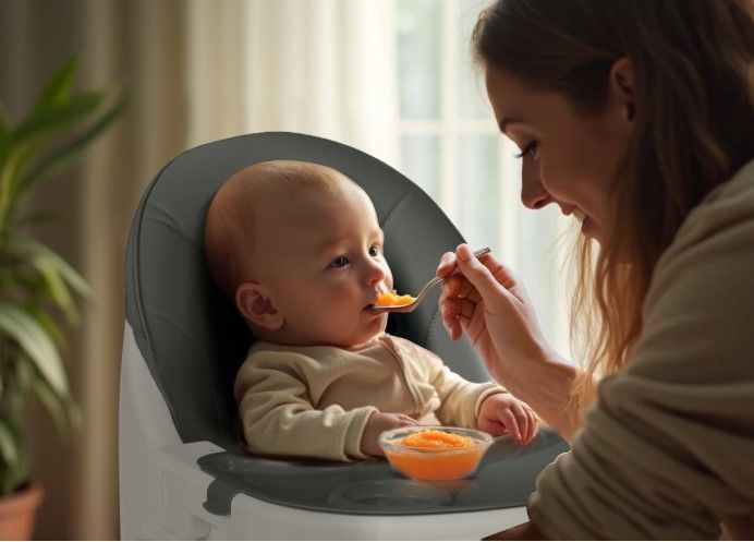 Дитячий стільчик для годування регульоване сидіння 3в1 Tray Ricokids B29A1 фото