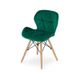 Вишукане вельветове крісло смарагдового кольору ELVA_3371 фото 4