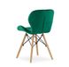 Вишукане вельветове крісло смарагдового кольору ELVA_3371 фото 5