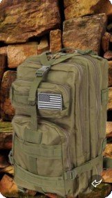 Військовий рюкзак XL зелений 8920 8920 фото