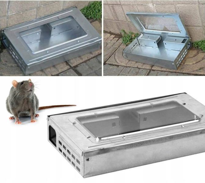Живая мышеловка клетка металлическая Gotel 26&times;16&times;5,8 см  Q25B фото