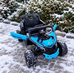 Детский баги Can-Am Maverick 4x4 на Li-Ion аккумуляторе 4 двигателя 200W Maverick blue фото