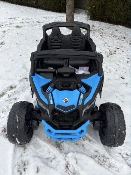 Детский баги Can-Am Maverick 4x4 на Li-Ion аккумуляторе 4 двигателя 200W Maverick blue фото