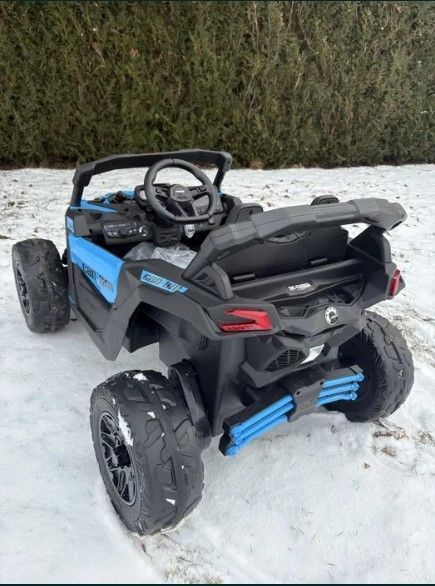 Детский баги Can-Am Maverick 4x4 на Li-Ion аккумуляторе 4 двигателя 200W Maverick blue фото