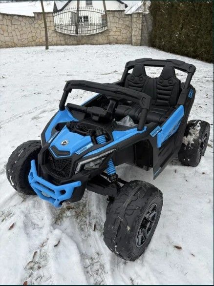 Детский баги Can-Am Maverick 4x4 на Li-Ion аккумуляторе 4 двигателя 200W Maverick blue фото