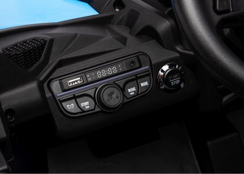 Детский баги Can-Am Maverick 4x4 на Li-Ion аккумуляторе 4 двигателя 200W Maverick blue фото