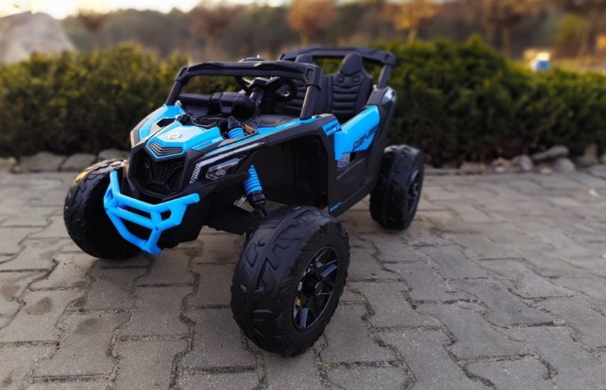 Дитячий багі Can-Am Maverick 4x4 на Li-Ion акумуляторі 4 двигуни 200W Maverick blue фото