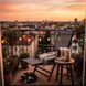 Складной садовый шезлонг Premium с подножкой многофункциональное кресло трансформер L66E5 фото 2