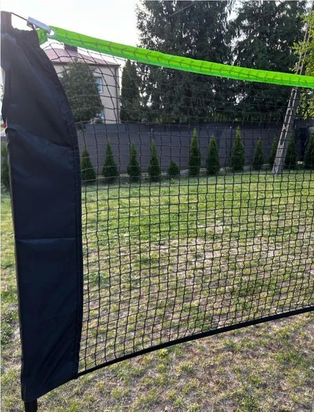 Спортивна сітка на стійці регульована мобільна розкладна для різних видів спорту 25625 фото