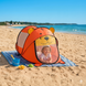 Пляжний намет для дітей Kruzzel Bear 180x95x82 см самоскладний 27666 фото 1