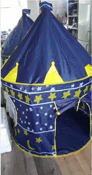 Палатка дитячого намету замок синій 1163 6104 фото