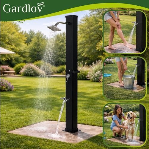 Сонячний душ 40L Gardlov 60&deg;C регулювання кран 360&deg; + аксесуари 27435 фото