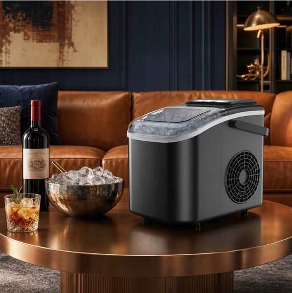 Льодогенератор Ruhhy Ice Maker 1.2L Чорний 12 кг/24 год 27708 фото