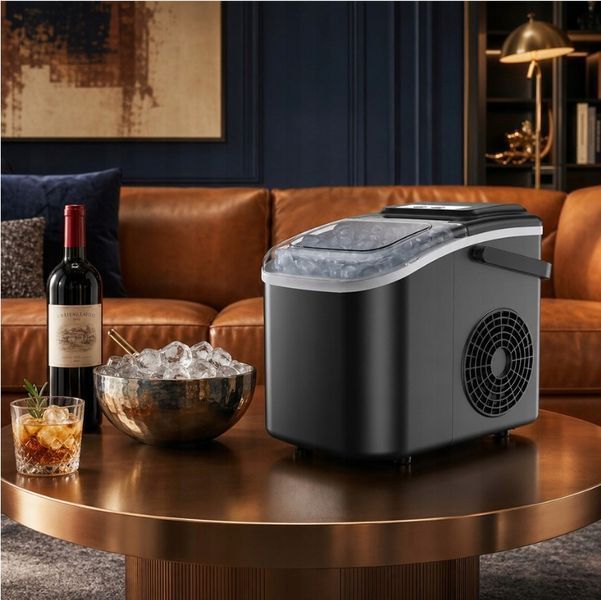 Льодогенератор Ruhhy Ice Maker 1.2L Чорний 12 кг/24 год 27708 фото
