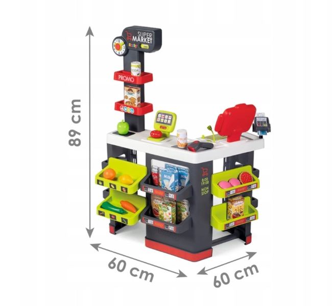 Супермаркет SMOBY з візком і касою 350213 фото