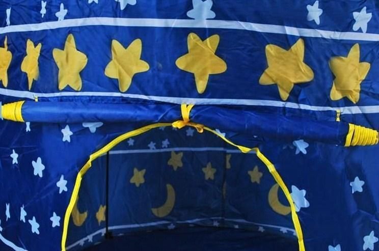 Палатка дитячого намету замок синій 1163 6104 фото