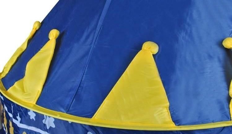 Палатка дитячого намету замок синій 1163 6104 фото