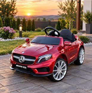 Детский автомобиль Mercedes GLA45 Автомобиль на аккумуляторе, колеса EVA, кожа, пульт дистанционного управления Mercedes GLA45 фото