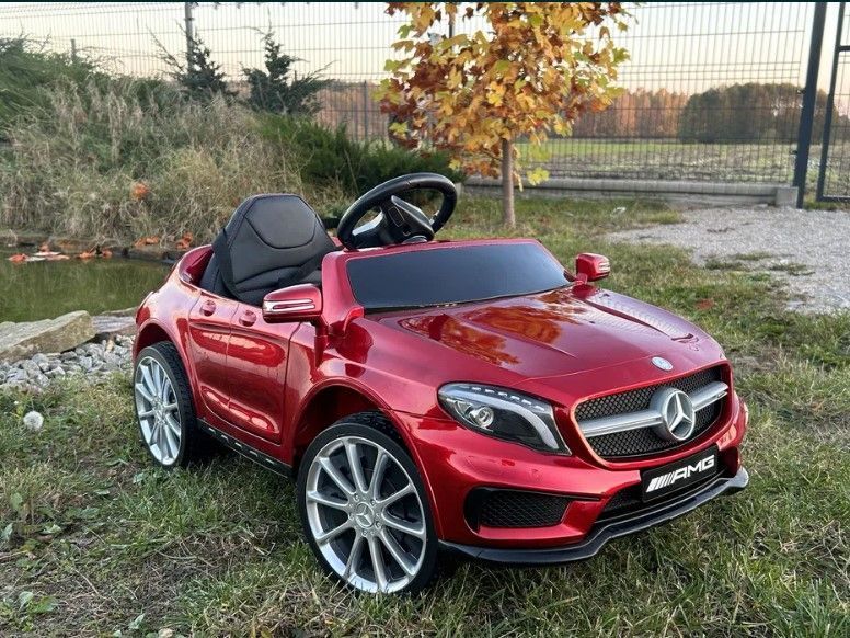 Дитячий автомобіль Mercedes GLA45 Автомобіль на акумуляторі, колеса EVA, шкіра, пульт дистанційного керування Mercedes GLA45 фото