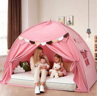 Детская палатка для комнат и кроватей Pink Premium 194x98x120см 0734932748012 фото