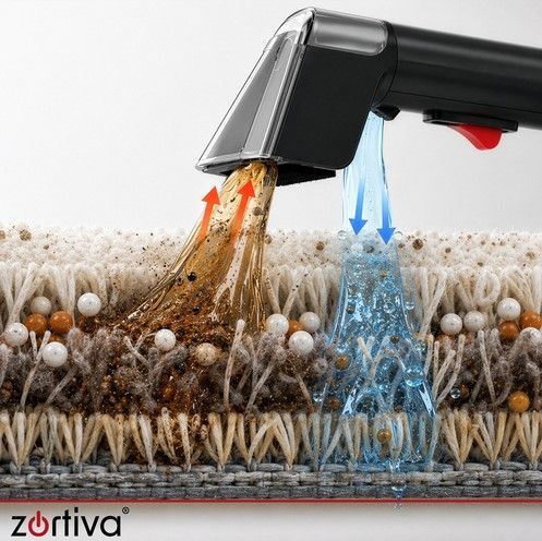 Вакуумний пилосос миючий BacTrim 800W 17000 Па для чищення диванів килимів, меблів, салону авто та шерсті тварин 24967 фото