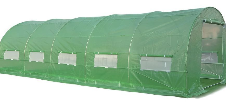 Теплица Garden Tunnel 3x8x2 24м2 UV4 двойная дверь 2919 фото