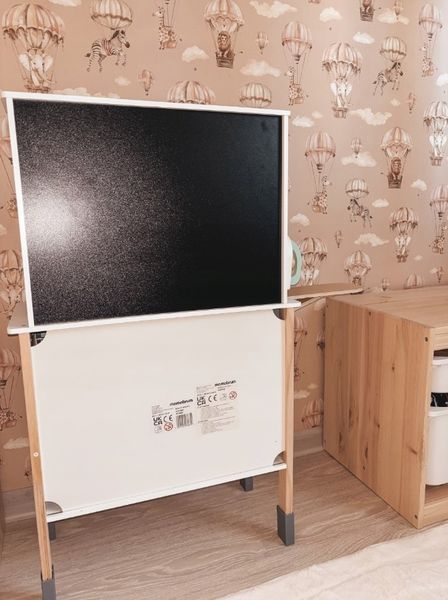 Дерев&rsquo;яна дитяча кухня MAM221 з пральною та посудомийною машинами дошкою для крейди MAM221 фото