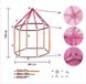 Простора дитяча рожева палатка (намет) 6104 фото 9