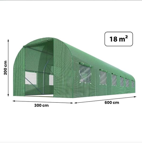 Теплиця садова тоннель 3 x 6 м (18 м2) Plonos 4918 4918 фото