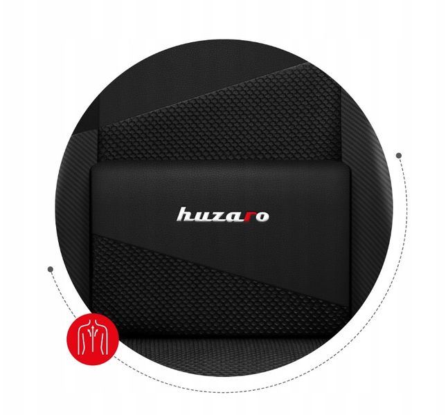 Ігрове крісло Huzaro Hz-Force 6.2 Carbon, чорна тканина HUZARO 6,2 фото