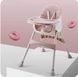 Стільчик для годування пудрово-рожевий KRUZZEL 12058 12058 фото 7