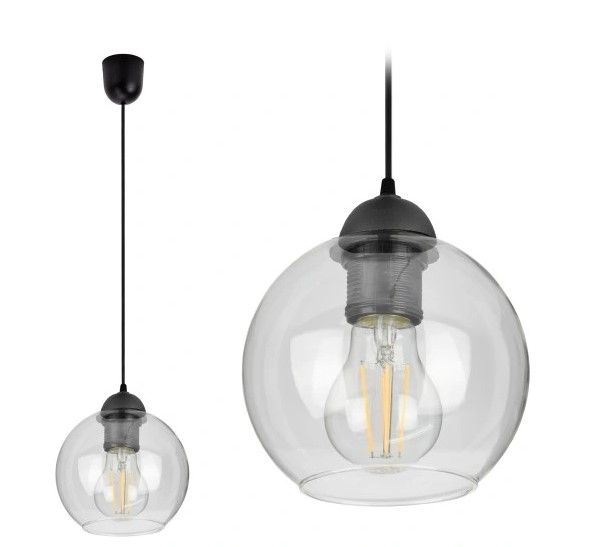 Стеклянный подвесной потолочный светильник, люстра LED BALL 830 E27 фото