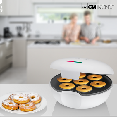 Апарат для приготування пончиків і бубликів Clatronic білий 900 Вт DM 3495 DM 3495 фото