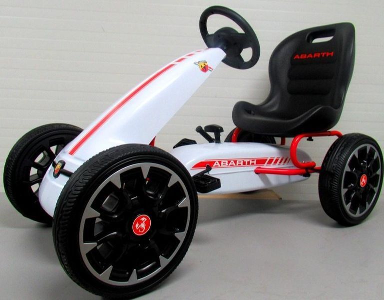 Педальный картинг ABARTH WHITE G Белый PB9388A фото