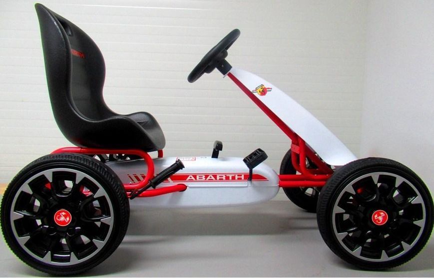 Педальный картинг ABARTH WHITE G Белый PB9388A фото