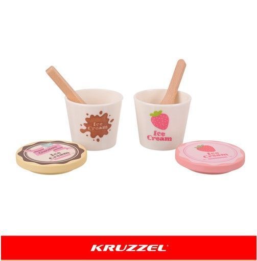 Деревянный магазин мороженого Kruzzel Montessori 33 эл 28136 фото