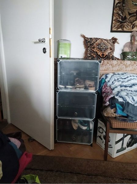Модульна шафа для взуття 6 рівнів 40 x 92 x 31 см 12264 фото