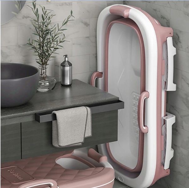 Складна силіконова пластикова ванна Home SPA 140см 631191 фото