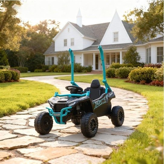 Багги аккумуляторный детский KAWASAKI 4x45W дистанционное управление KAWASAKI фото